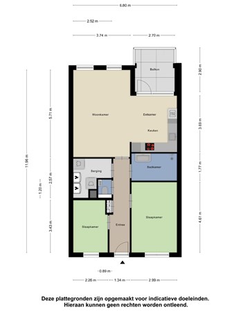 Floorplan - De Boei 5, 8302 ET Emmeloord